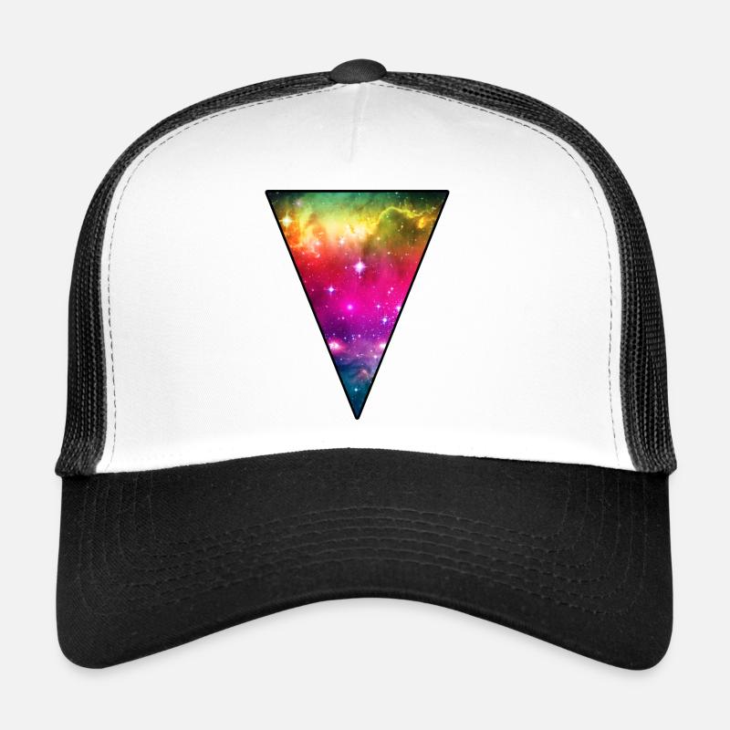 Rainbow Space - Trucker Cap - white/black