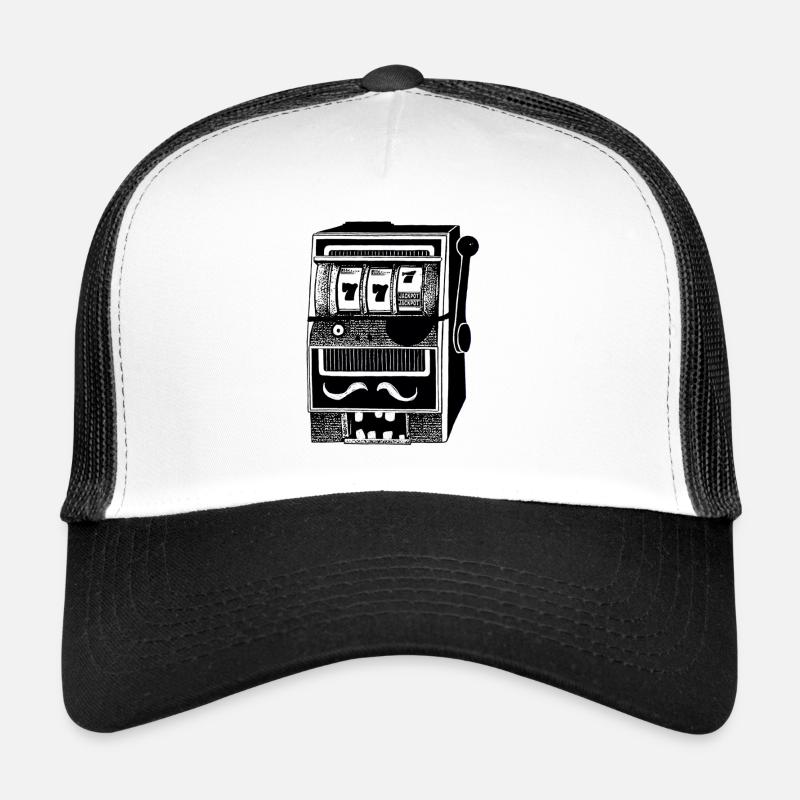 A one-armed bandit Trucker Cap