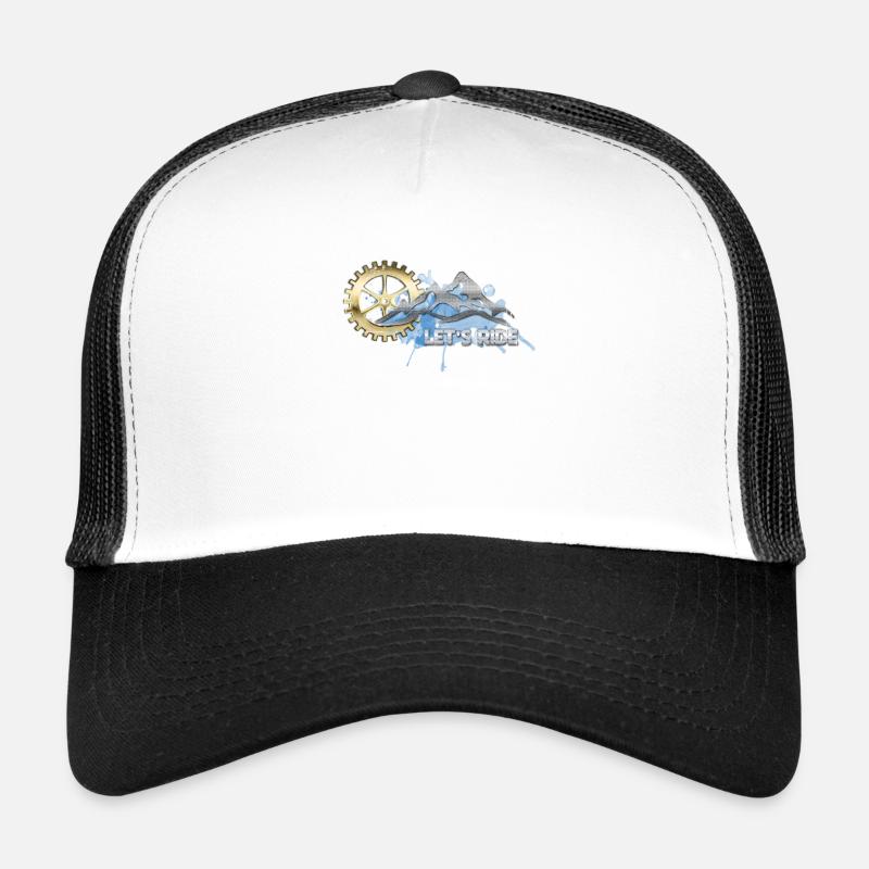 mountain bike - Trucker Cap - white/black
