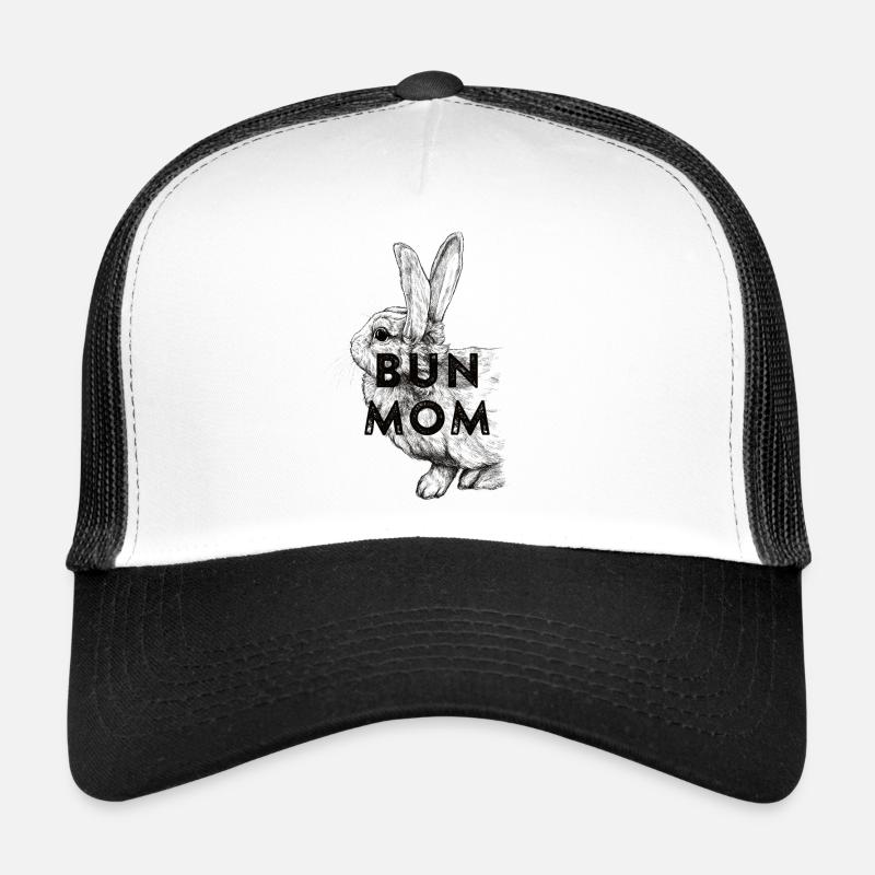 Bun Mom - Trucker Cap - Weiß/Schwarz