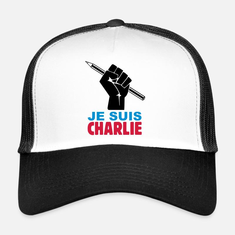 je suis charlie Casquette trucker 