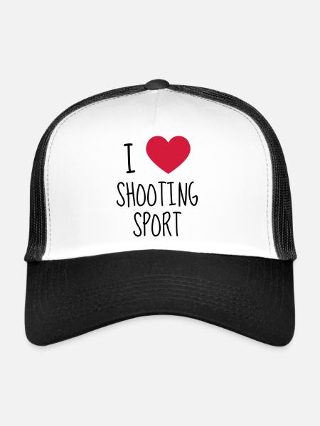 Sport Shooting - Sportschießen - Tir - Sport - Trucker Cap - white/black - Front