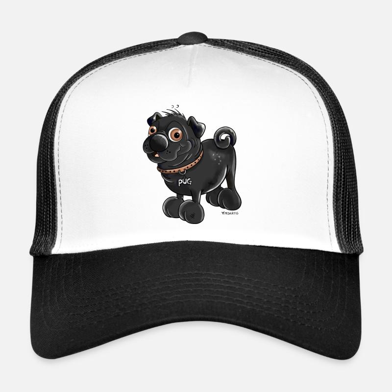 Da kommt ein Mops Trucker Cap