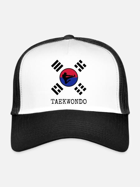 Taekwondo Taekwondoin Tae-Kwon-Do Tae Kwon Do - Trucker Cap - white/black - Front