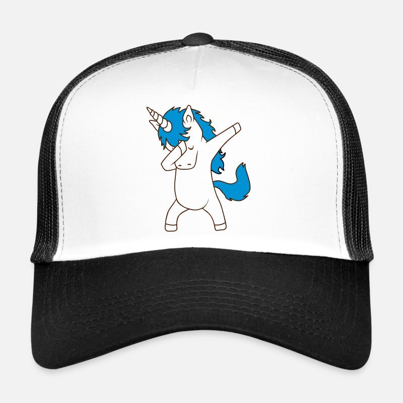 Dab Dancing Einhorn Dabbing Unicorn Tanz Kind Casquette trucker 