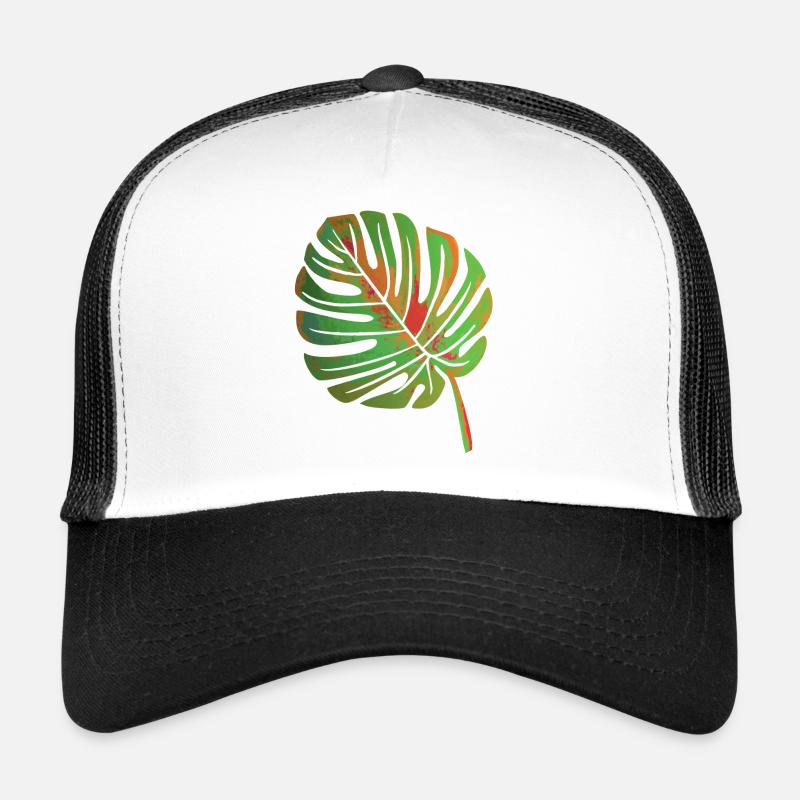 Monstera leaf Trucker Cap