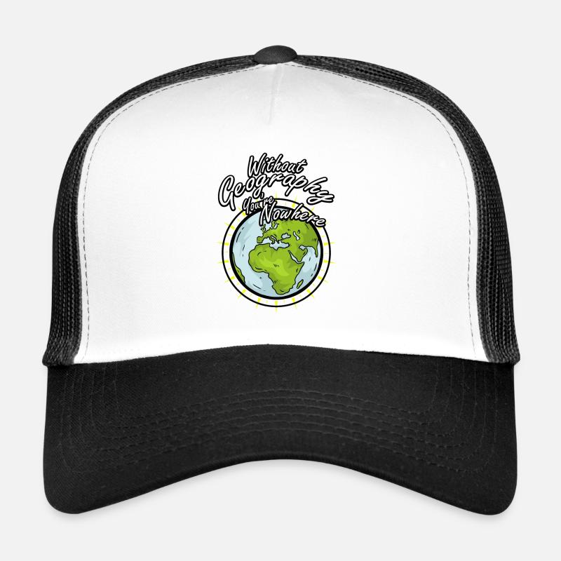 Geography Geografie Geschenk Idee Trucker Cap