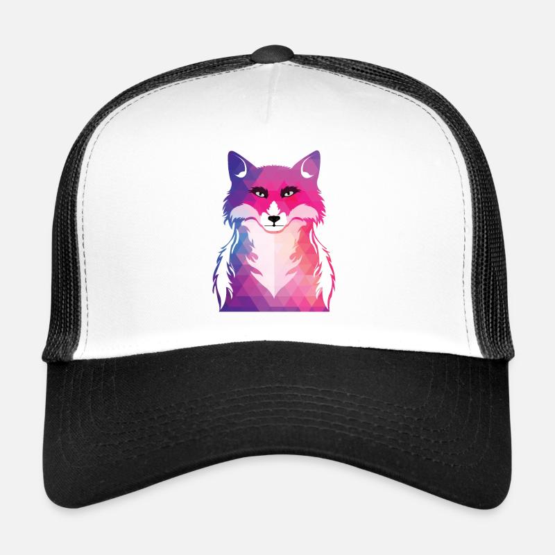 Fuchs - Trucker Cap - Weiß/Schwarz