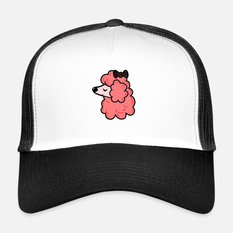 Pudel mit Schleife Trucker Cap