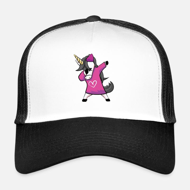 Dabbing Unicorn Einhorn Mädchen Trucker Cap