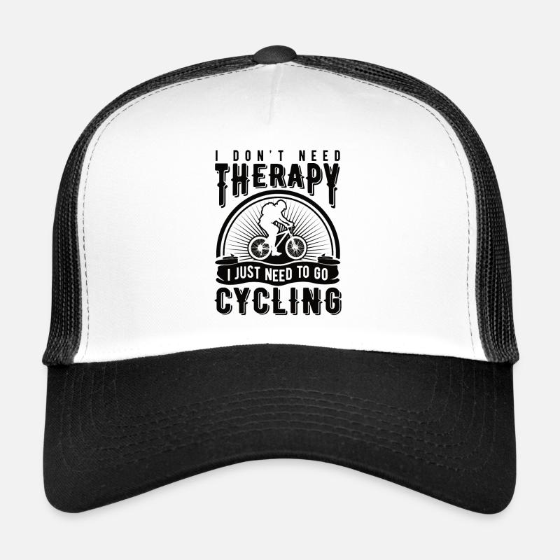 vélo - Casquette trucker  - blanc/noir