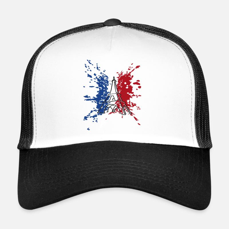 Eiffelturm Flagge Frankreich ✅ Tour Eiffelturm Flagge ✔ Trucker Cap