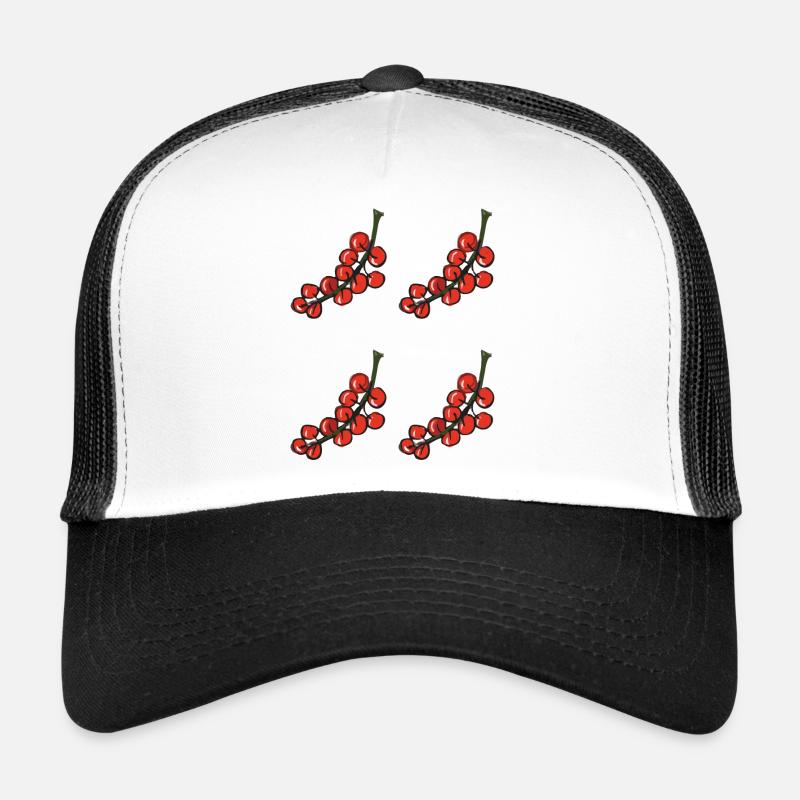 red currant - red currant - Trucker Cap - white/black