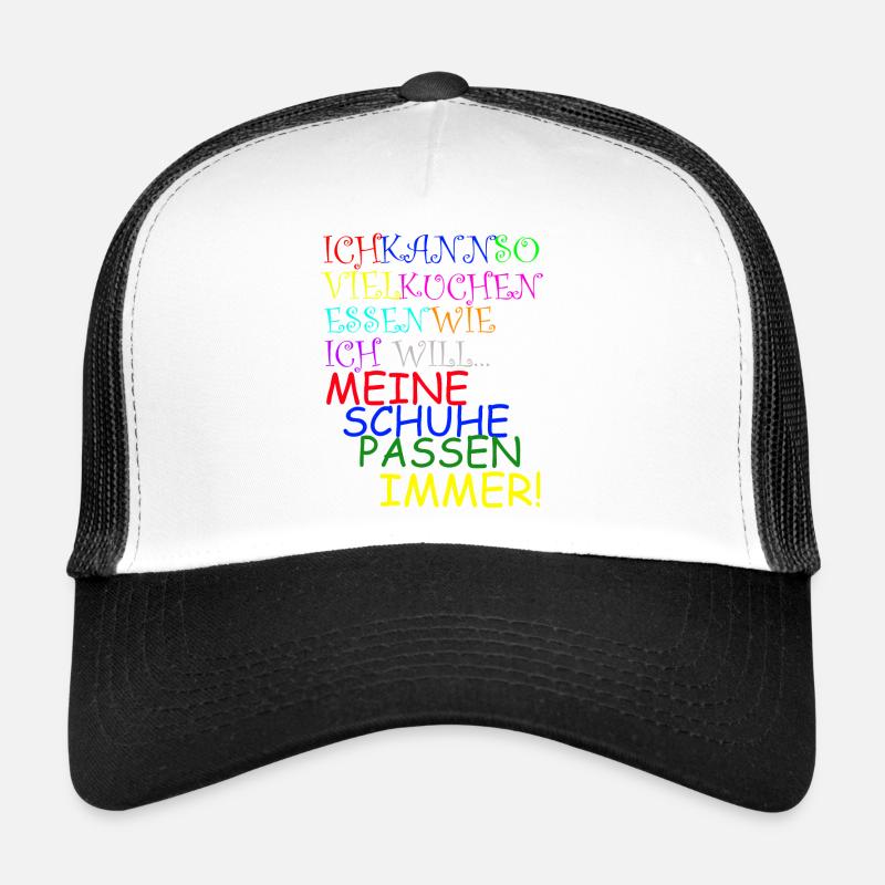 KUCHEN - Trucker Cap - Weiß/Schwarz
