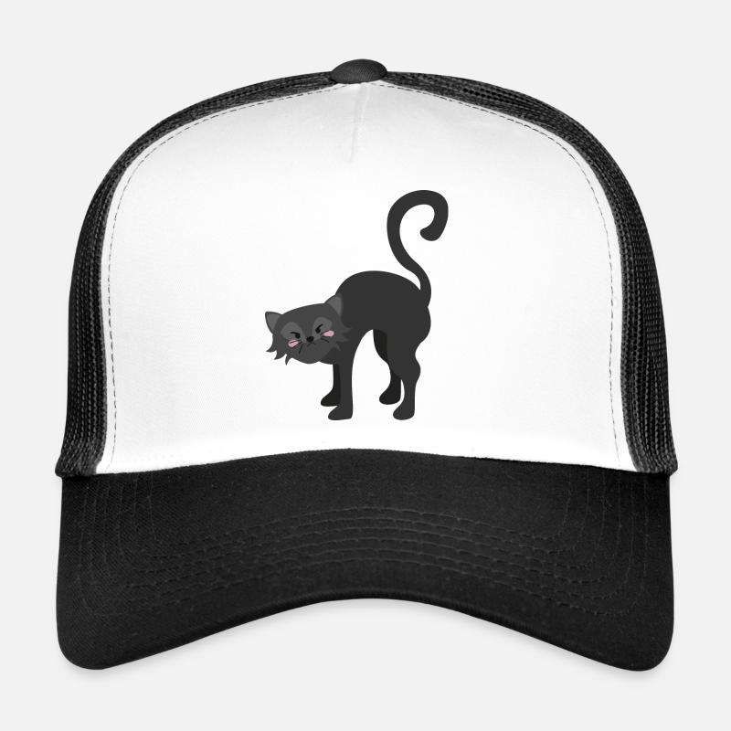 Chat noir Casquette trucker 