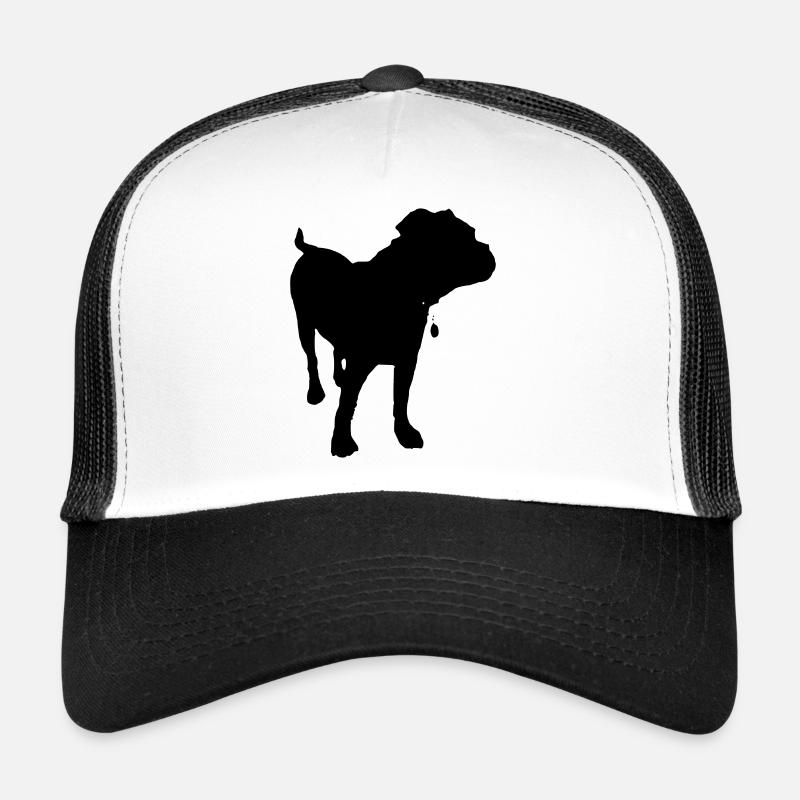 isyheadOEB - Casquette trucker  - blanc/noir