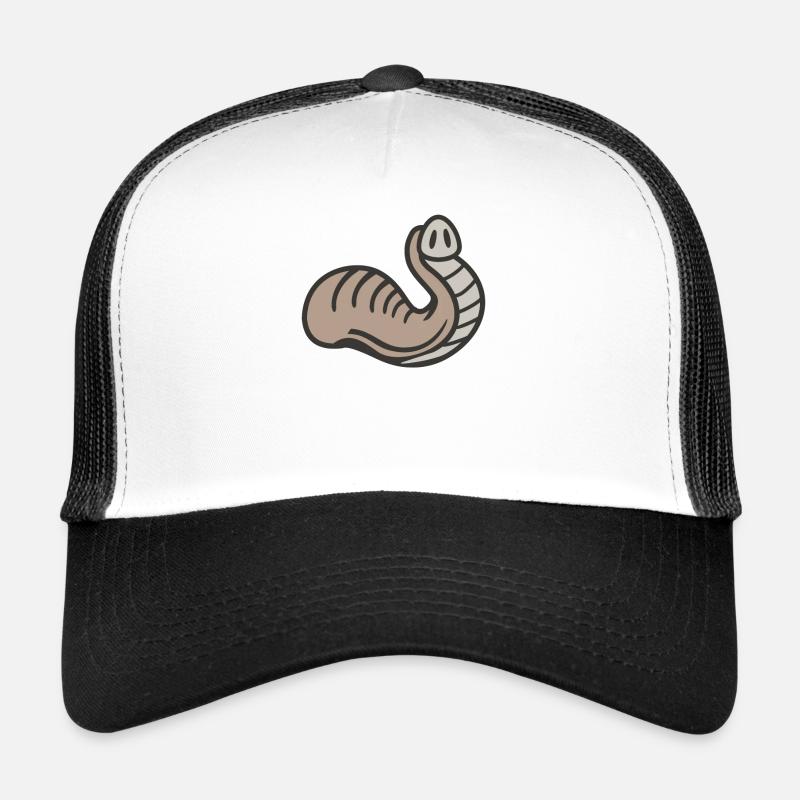 Elefant Rüssel - Trucker Cap - Weiß/Schwarz