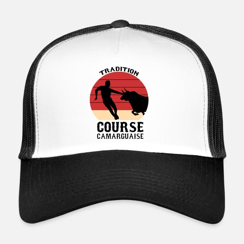 Bouvine - Trucker Cap - white/black