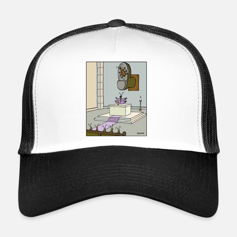 1184 claque de cafard de botte d'église Casquette trucker 
