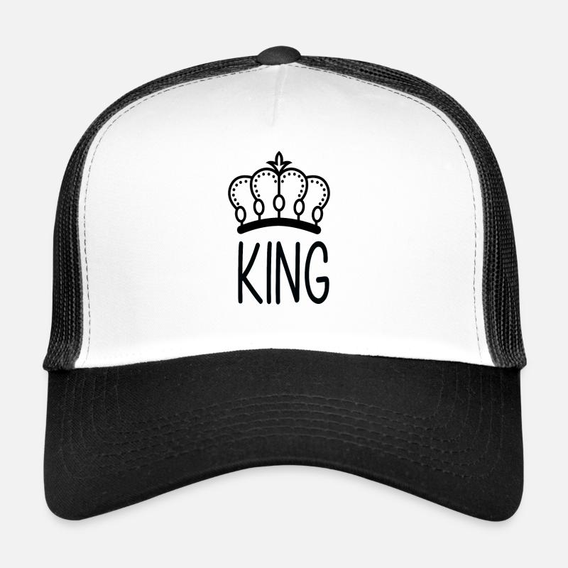 Krönung - Trucker Cap - Weiß/Schwarz