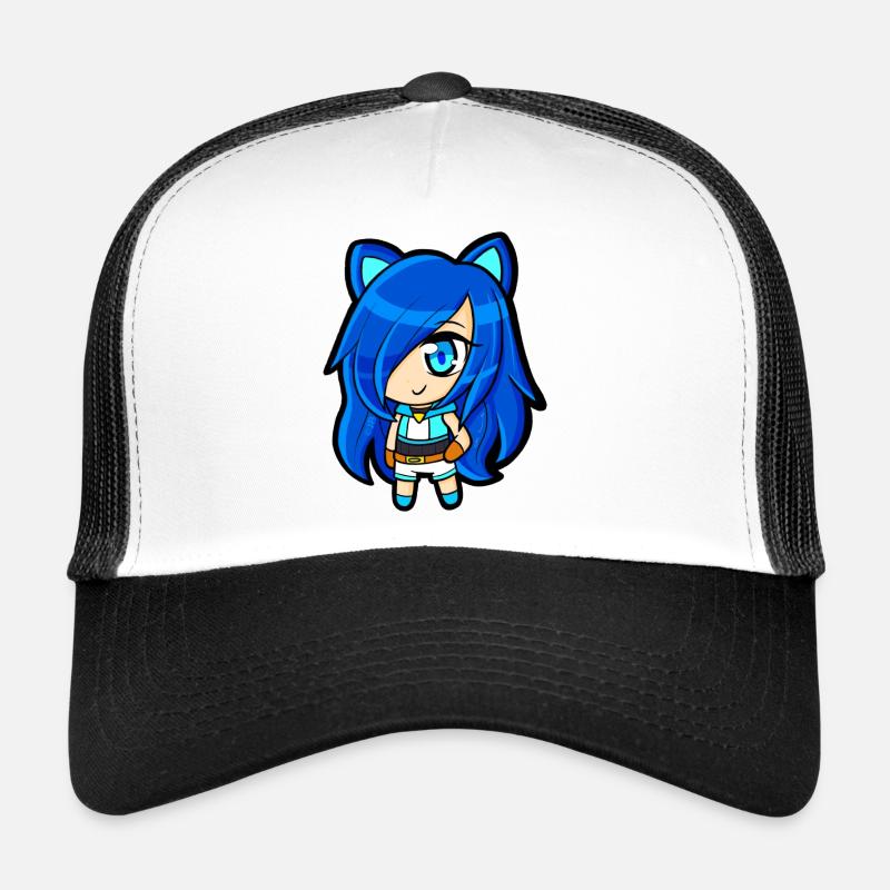Funneh Chibi - Trucker Cap - white/black
