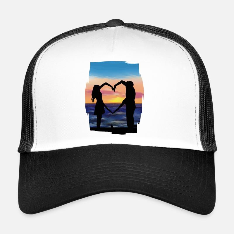 romantic valentine's day Trucker Cap