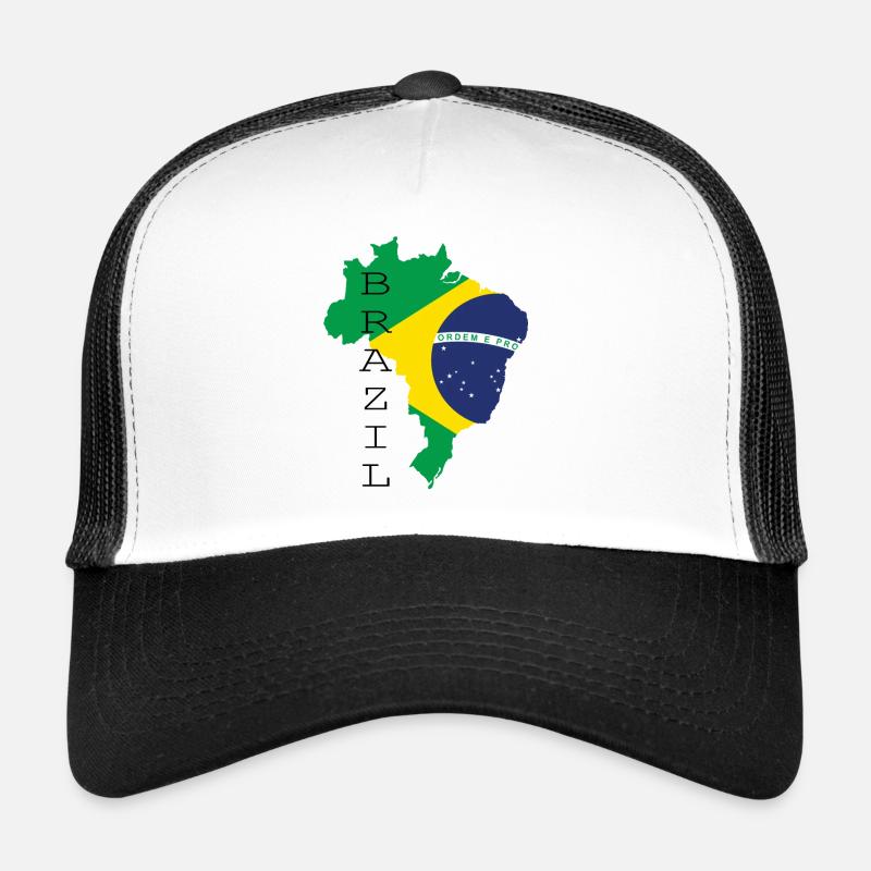 brésil drapeau drapeau amérique du Sud Casquette trucker 
