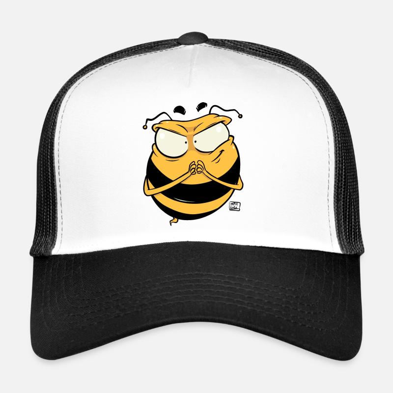 Bee nasty - Trucker Cap - white/black