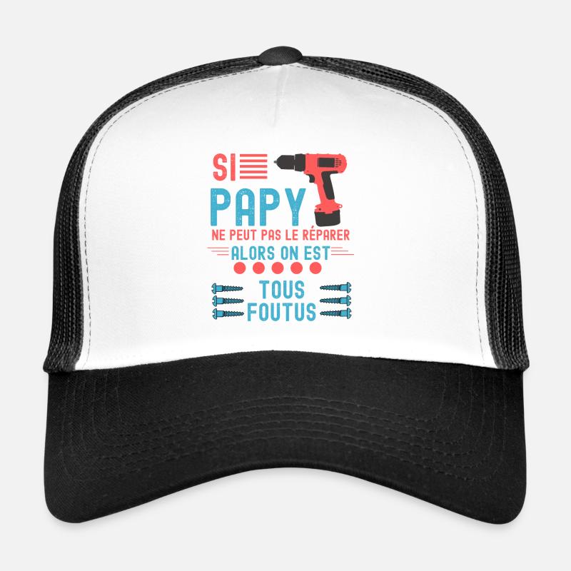 Papy bricoleur Casquette trucker 