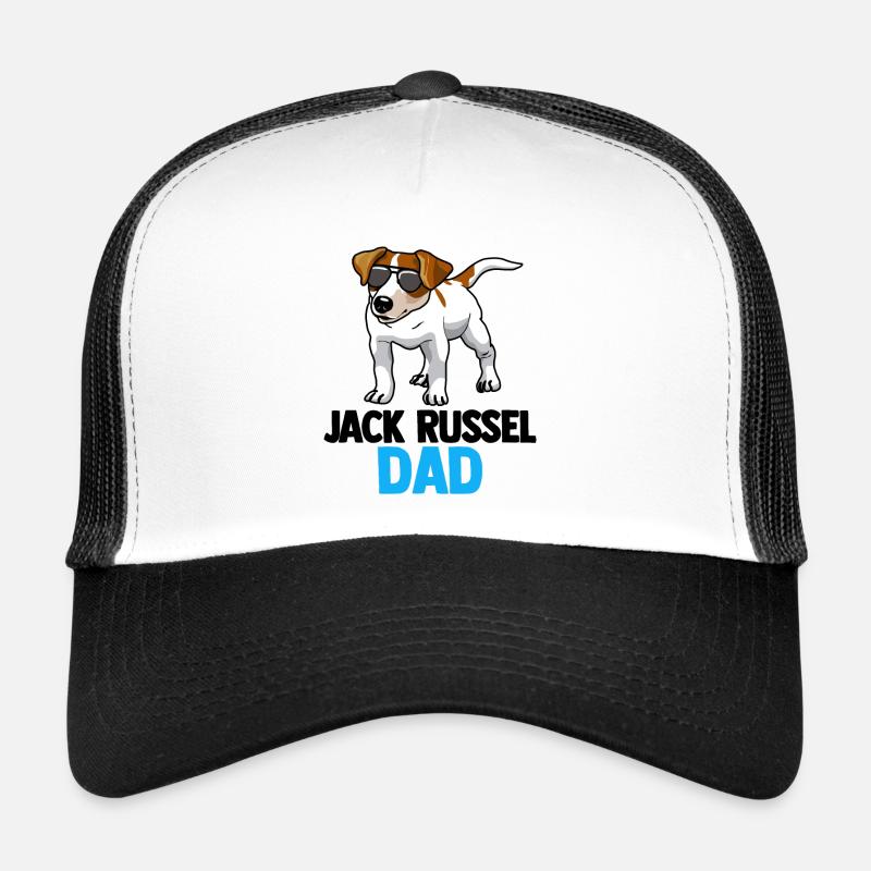 Jack Russell Russel - Trucker-caps - hvit/svart