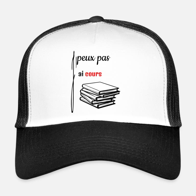Etude - Casquette trucker  - blanc/noir