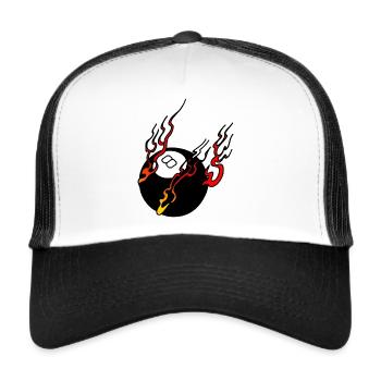 8 Ball - BALL POOL - Trucker Cap - white/black - Front