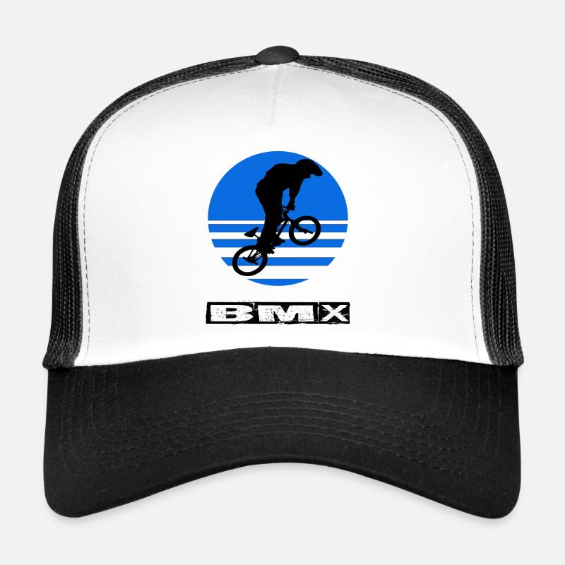 BMX - Casquette trucker - blanc/noir