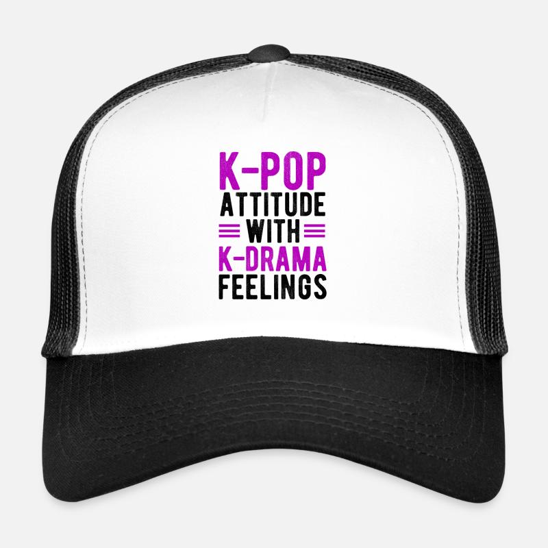 Attitude K-POP Avec des sensations de K-Drama Casquette trucker 