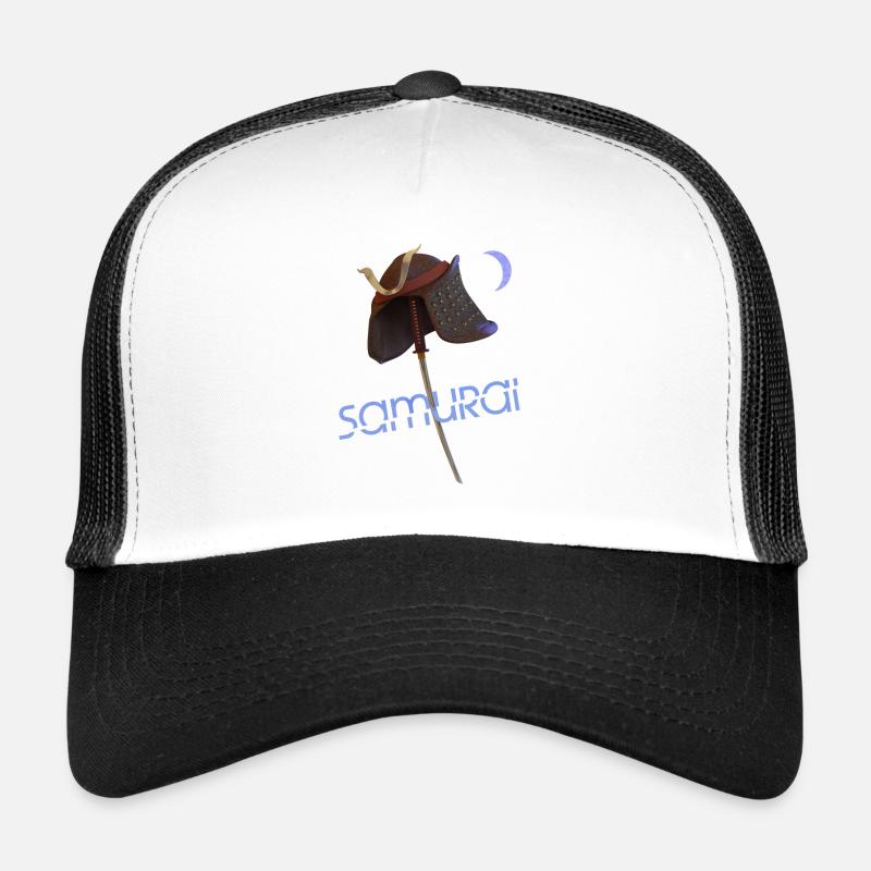 Samurai Helmet and Katana Trucker Cap