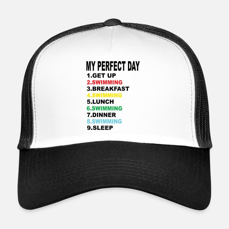 Mein Perfekter Tag Schwimmen Trucker Cap