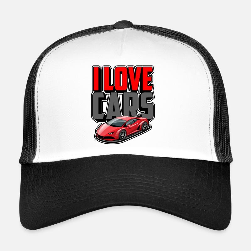 J’adore les voitures Casquette trucker 