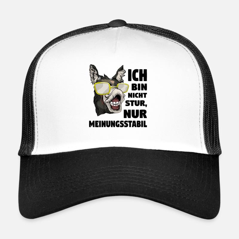 Bauer Esel - Trucker Cap - Weiß/Schwarz