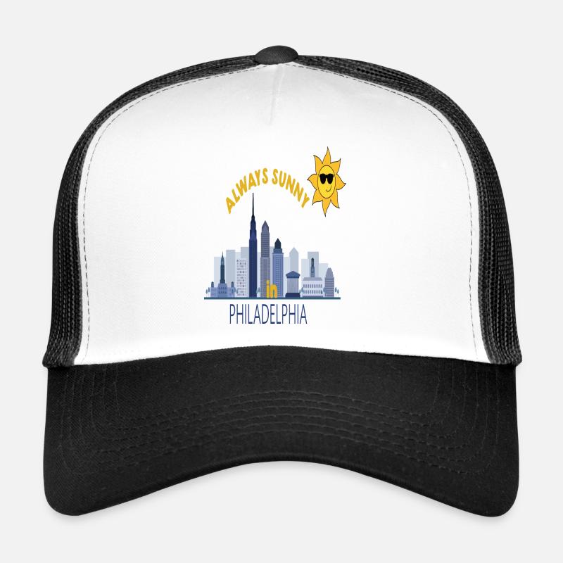 La silhouette de Philly Toujours ensoleillée Casquette trucker 