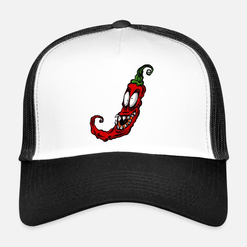 Légume piment rouge Casquette trucker 