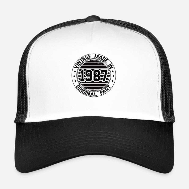 Vintage Made In 1987 Original Part Geburtstag 1987 Trucker Cap