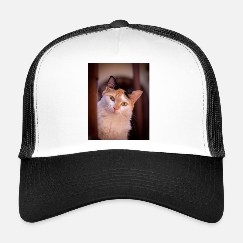 le chat au doux regard Casquette trucker 