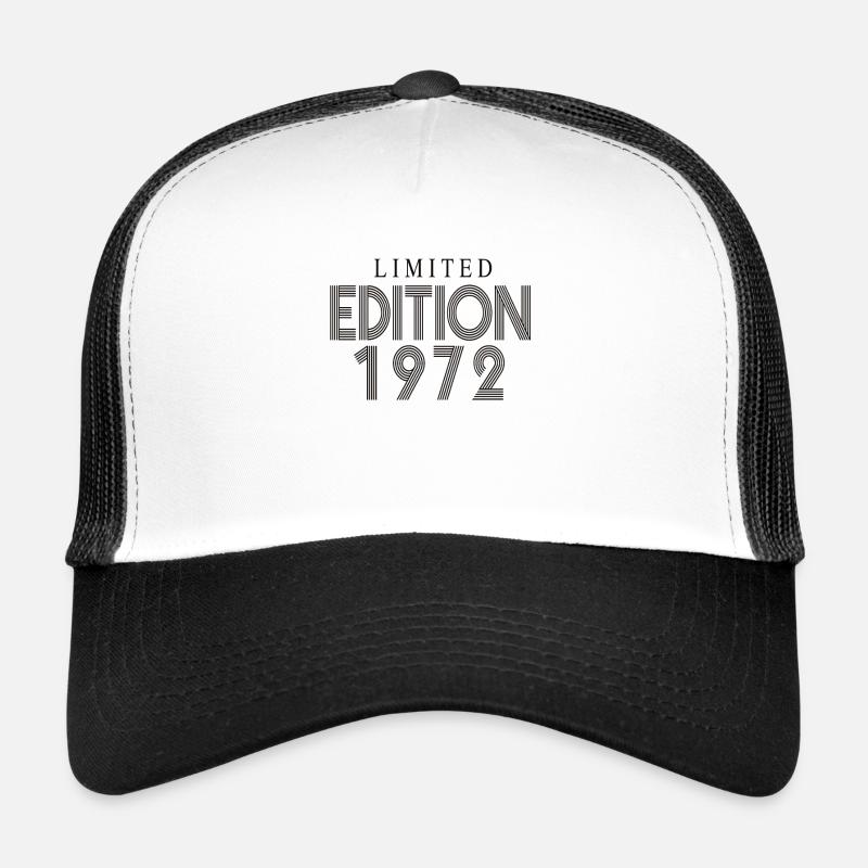 Limited Edition 1972 - Trucker Cap - Weiß/Schwarz