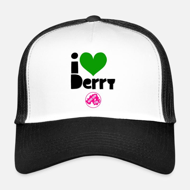 Derry - Trucker Cap - Weiß/Schwarz