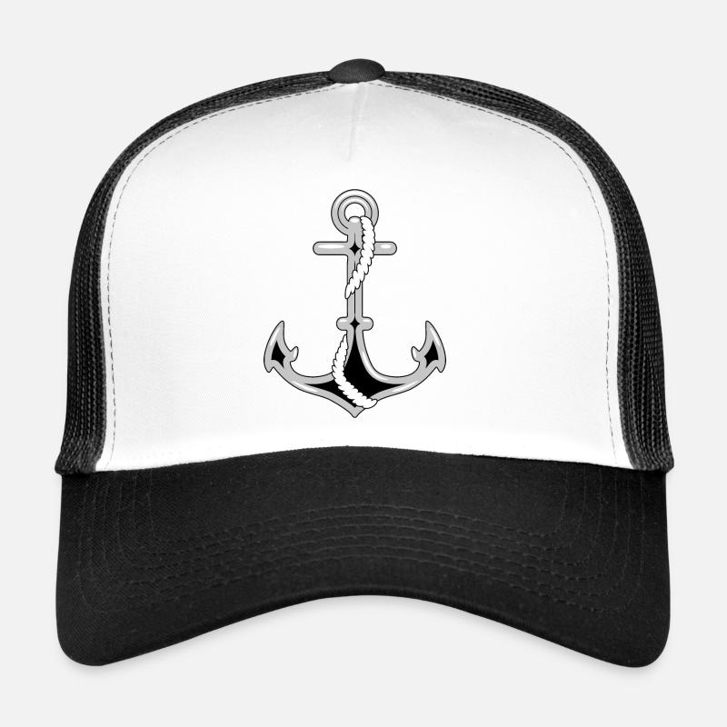 Stilisierter Anker Trucker Cap