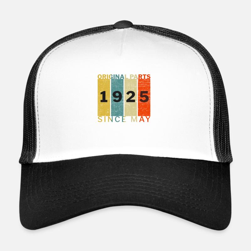 Né en mai 1925 Drôle d’anniversaire Rétro Citation Blague Casquette trucker 