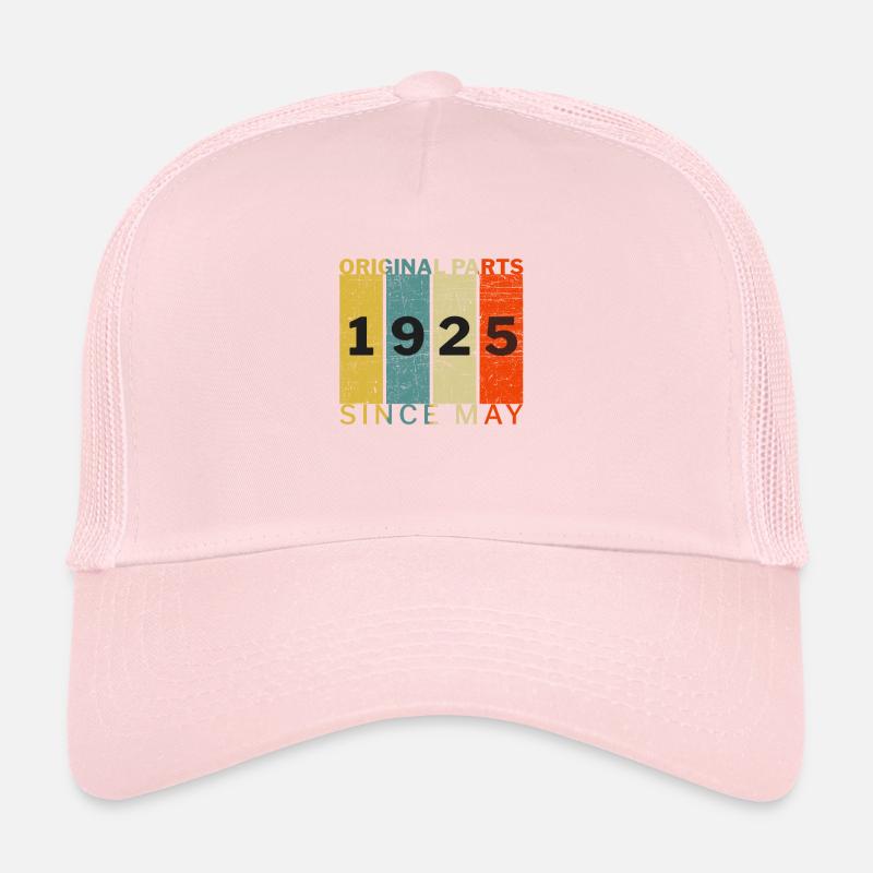 Né en mai 1925 Drôle d’anniversaire Rétro Citation Blague Casquette trucker 