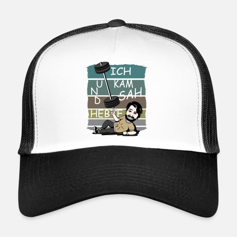 Ich kam sah und Hebte Trucker Cap
