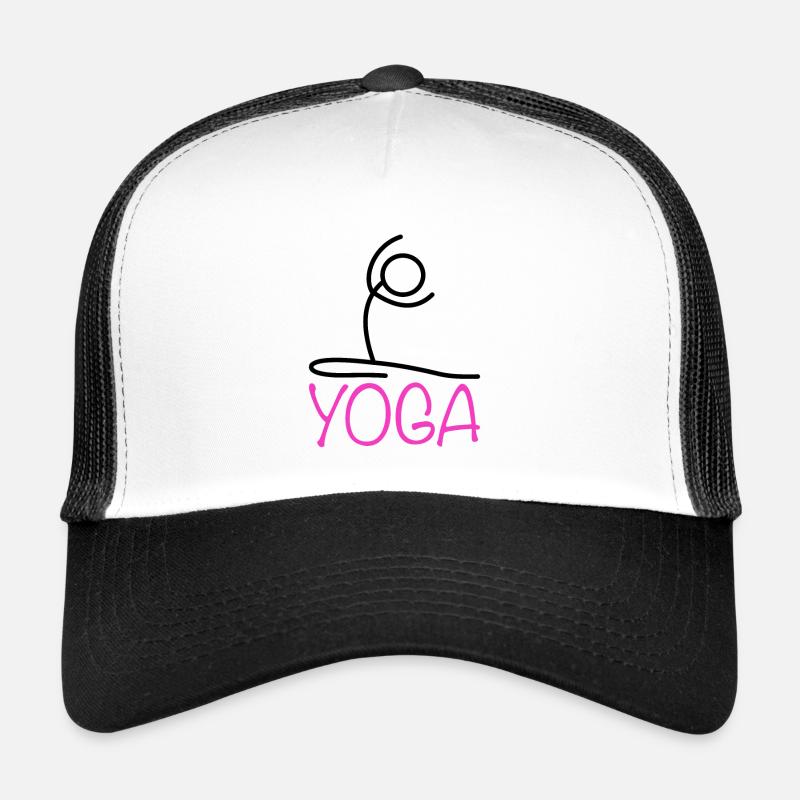 Yoga Posture Trucker Cap
