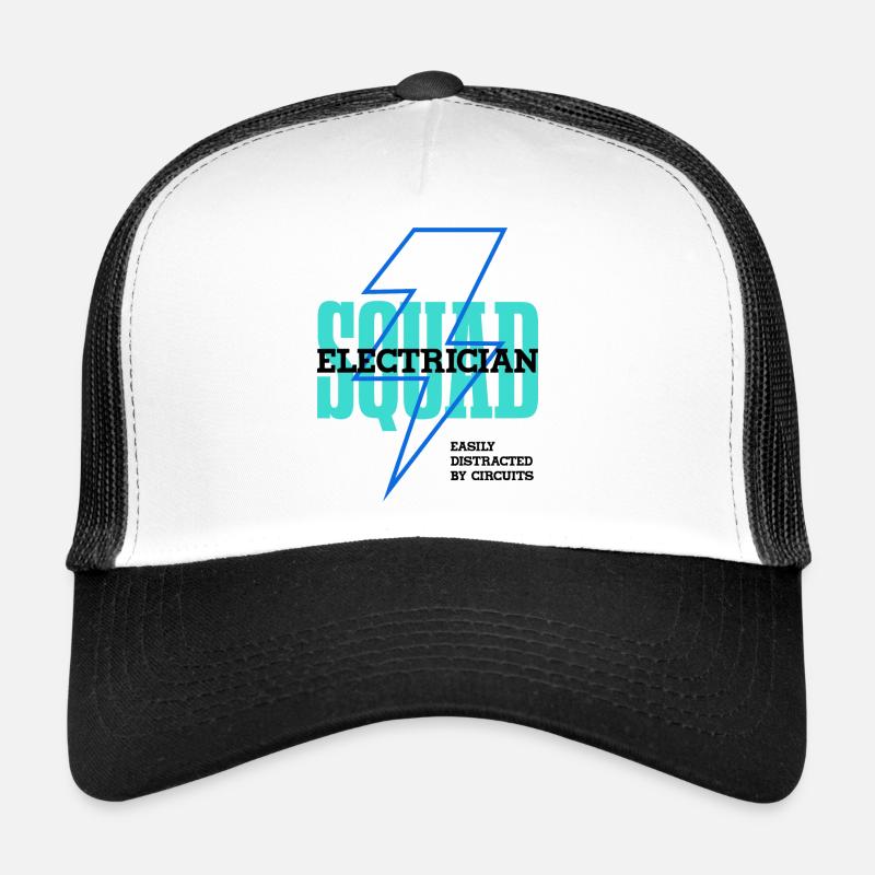 Electrician Squad Electro Worker Circuit Trucker Cap